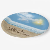 Assiettes En Carton Ocean Beach Avec Plaque En Papier Seagull (Angle)