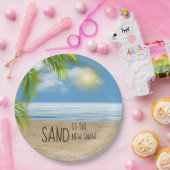 Assiettes En Carton Ocean Beach Avec Plaque En Papier Seagull (Fête)