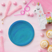 Assiettes En Carton Océan bleu (Fête)