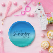 Assiettes En Carton Ocean Green (Fête)