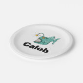 Assiettes En Carton Ocean Theme Boys Anniversaire Anglerfish Papier Pl (Angle)