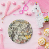 Assiettes En Carton Octopus Beach Antique Côte Steampunk (Fête)