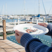 Assiettes En Carton Octopus Christmas Joy, coutume