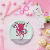 Assiettes En Carton Octopus Faire du vélo (Fête)