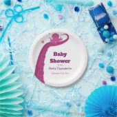 Assiettes En Carton Octopus rose | Plaques de papier (Fête)