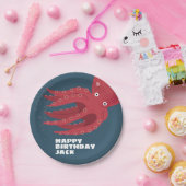 Assiettes En Carton Octopus Sous-Mer Thème Anniversaire (Fête)