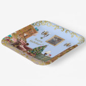 Assiettes En Carton Ode to the Nutcracker Ballet Blue (Angulaire)