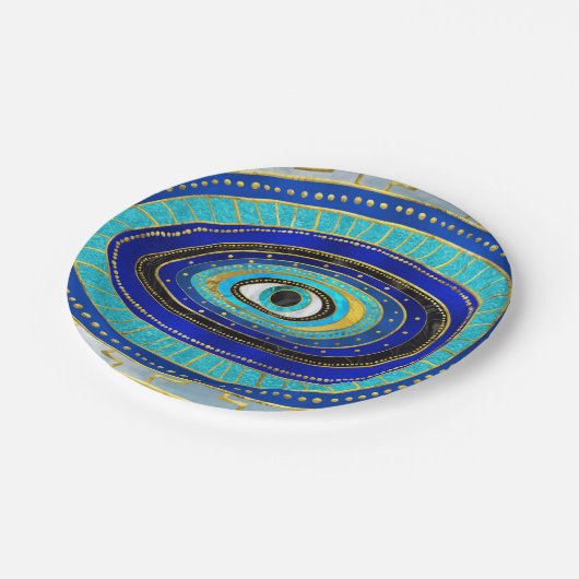 Assiettes En Carton OEil sourd (Angle)