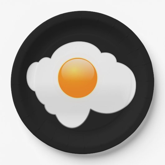 Assiettes En Carton Oeuf (Devant)