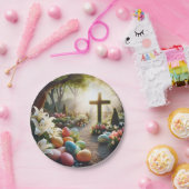 Assiettes En Carton OEuf de Pâques/Lilly (Fête)