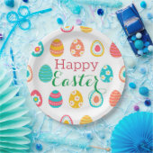 Assiettes En Carton Oeuf de Pâques moderne (Fête)
