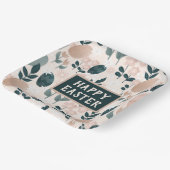 Assiettes En Carton OEuf de Pâques vert de Pêche (Angulaire)