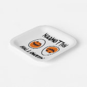 Assiettes En Carton Oeuf d'Halloween (Angulaire)