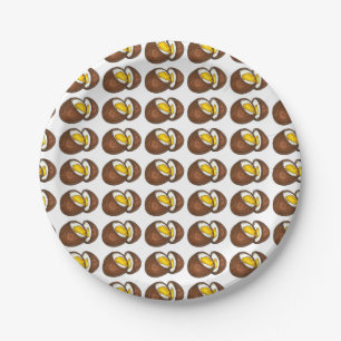 Assiettes En Carton Oeufs à la crème de chocolat OEufs à la crème de c