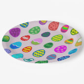 Assiettes En Carton Oeufs de Pâques (Angle)