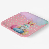 Assiettes En Carton Oeufs de Pâques Gnome Polkadot Lecteurs de glace (Angulaire)