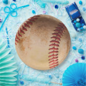 Assiettes En Carton Oeuvre de baseball Vintage (Fête)