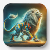 Assiettes En Carton OEuvre de Lion (Recto)