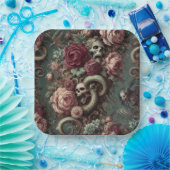 Assiettes En Carton Of Bone & Vine – Gothic Victorian (Fête)