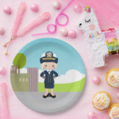 Assiettes En Carton Officier de la marine (Fête)