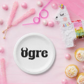 Assiettes En Carton Ogre (Fête)