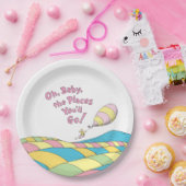 Assiettes En Carton Oh, Baby, les endroits où tu iras Baby shower papi (Fête)