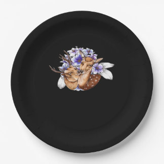 Assiettes En Carton Oh Cerf Style Minimaliste Propre