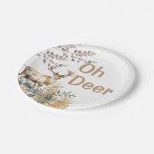 Assiettes En Carton Oh Deer Baby shower (Angle)