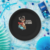 Assiettes En Carton Oh Deer Christmas Celebration Holiday Design  (Fête)