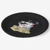 Assiettes En Carton Oh Deer Drunk Reindeer Celebrating Christmas Festi (Angle)