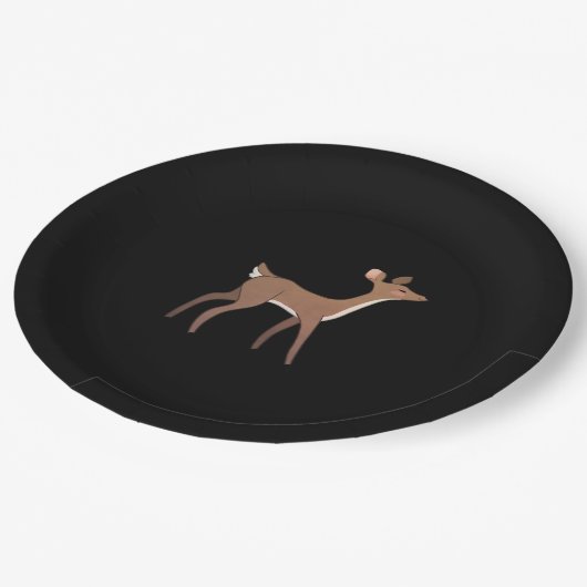 Assiettes En Carton Oh Deer Me Whimsical Creative Design  (Angle)
