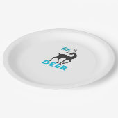 Assiettes En Carton Oh Deer Minimal Design  (Angle)