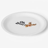 Assiettes En Carton Oh Deer Modern Aesthetic Style  (Angle)
