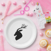 Assiettes En Carton Oh Deer Pun Creative Style  (Fête)