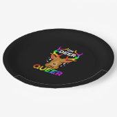Assiettes En Carton Oh Deer Queer Funny LGBTQ Pride Awareness  (Angle)