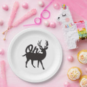 Assiettes En Carton Oh Deer Retro Classic Vibe (Fête)