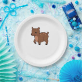 Assiettes En Carton Oh Deer Soft Minimal Design (Fête)