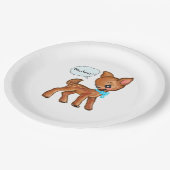 Assiettes En Carton Oh Deer Whimsical Forest Vibe  (Angle)