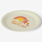 Assiettes En Carton Oh, Les Endroits Où Tu Vas Aller ! Typographie du (Angle)