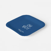 Assiettes En Carton Oh mon Dieu ! Garçon bébé (Angulaire)