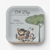 Assiettes En Carton Oh mon Dieu ! Laissons le Rumpus sauvage commencer (Recto)