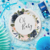 Assiettes En Carton Oh Plaques de bébé Genre Plaques de révélation (Fête)