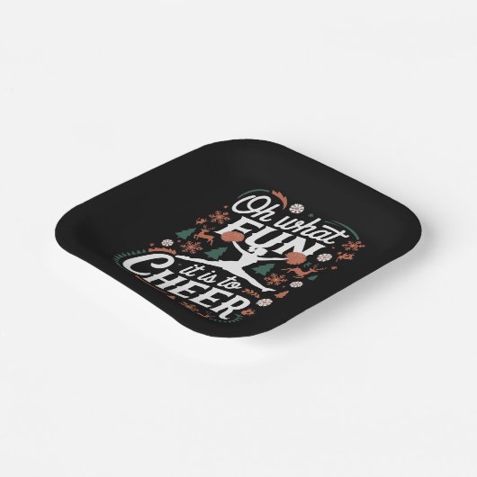 Assiettes En Carton Oh Quel Amusant C'Est De Saluer Des Semblables Coi (Angulaire)