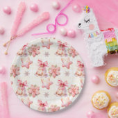 Assiettes En Carton Oh quel Fun rose cookie de Noël fête d'anniversair (Fête)