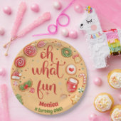 Assiettes En Carton Oh quel plaisir Noël anniversaire (Fête)