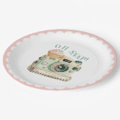 Assiettes En Carton Oh Snap | Anniversaire de la caméra (Angle)