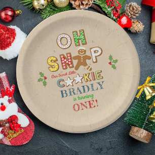 Assiettes En Carton Oh, Snap ! Gingerbread Cookie N'importe quel âge A