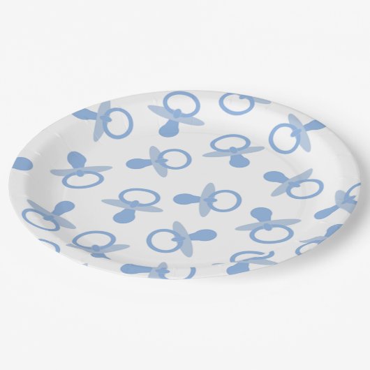 Assiettes En Carton Oh tétines de bleus layette (Angle)