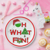 Assiettes En Carton Oh What Fun Christmas Pickleball Party Supplies (Fête)