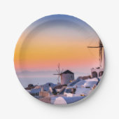 Assiettes En Carton Oia, Santorin (Devant)